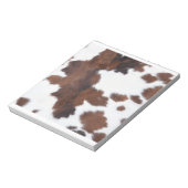 koeienhuid wit notitieblok (Linkerzijde)