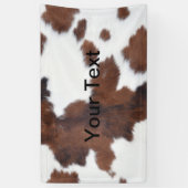 koeienhuid wit spandoek (Verticaal)