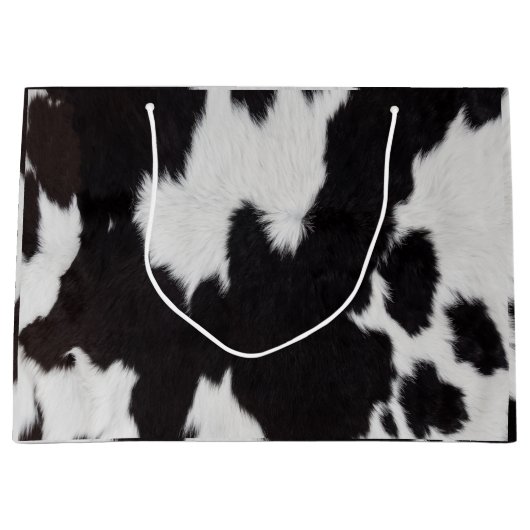 koeienhuid zwart wit groot cadeauzakje (Voorkant)