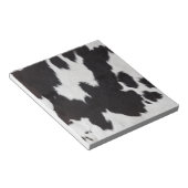 koeienhuid zwart wit notitieblok (Schuin)