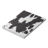 koeienhuid zwart wit notitieblok (Linkerzijde)