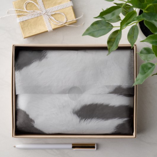 Koeienhuid Zwart-wit Tissuepapier (Geschenk)