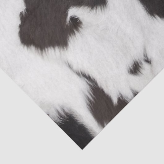 Koeienhuid Zwart-wit Tissuepapier (Detail)