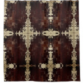 Koeienhuiden afdrukken douchegordijn (Voorkant)