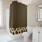 Koeienhuiden douchegordijn (In situ)