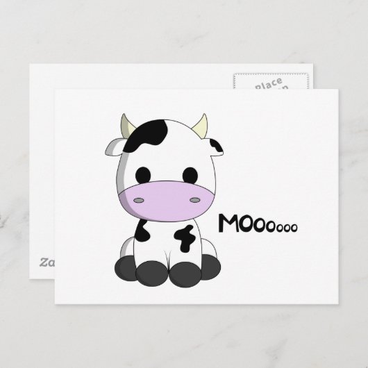 Koeienkoe Briefkaart (Voorkant / Achterkant)