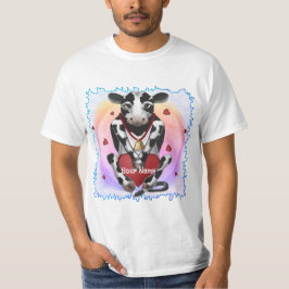 Koeienliefhebber hoed t-shirt