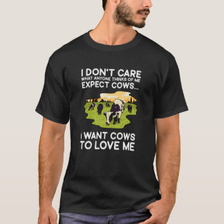 Koeienliefhebbers Het Kan Me Niet Schelen Wat Iede T-shirt