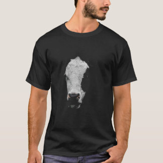 Koeienliefhebbersgezicht voor boeren en veehoeders t-shirt