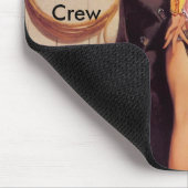 Koeienmeisje knuppels mousepad muismat (Hoek)