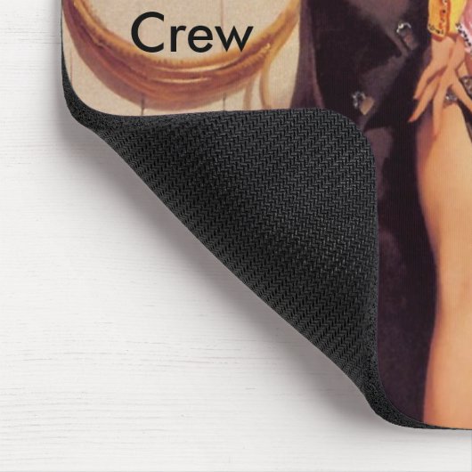 Koeienmeisje knuppels mousepad muismat (Hoek)