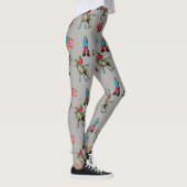 Koeienmeisjes en paarden afdrukken elke kleur Legg Leggings (Rechts)