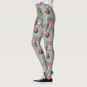 Koeienmeisjes en paarden afdrukken elke kleur Legg Leggings (Links)