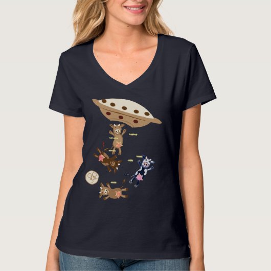 Koeienontvoeringen 2 t-shirt (Voorkant)