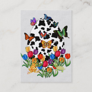 Koeienpaaseieren Visitekaartje