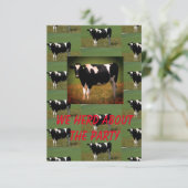 Koeienpartij Kaart (Staand voorkant)
