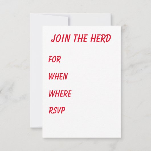 Koeienpartij Kaart (Achterkant)