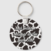 Koeienpatroon sleutelhanger (Achterkant)