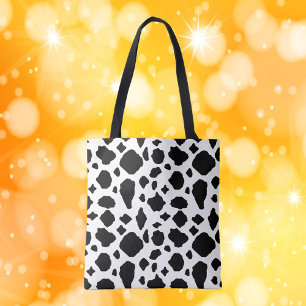 Koeienpatroon Zwart en Wit Tote Bag
