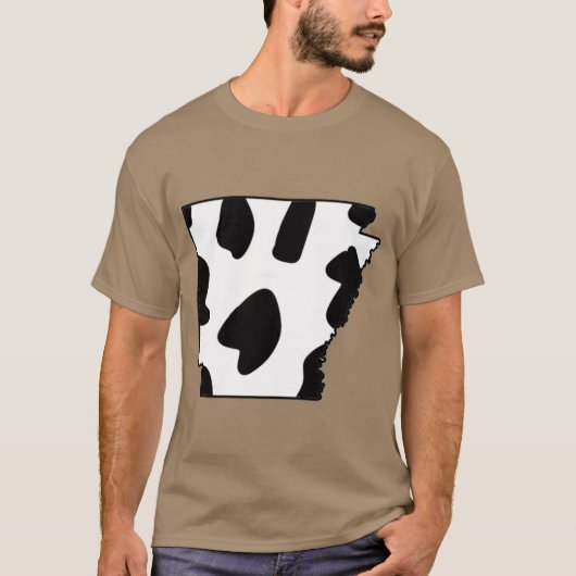 Koeienprint Arkansas Oversized T-shirt (Voorkant)