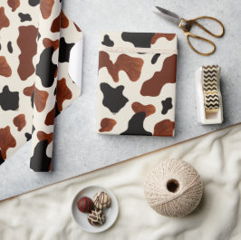 Koeienprint Cadeaupapier