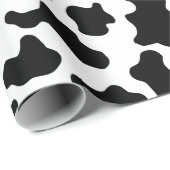 Koeienprint Cowgirl Country Boerderijdier Feest Cadeaupapier (Rol Hoek)
