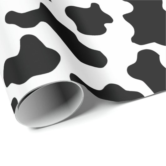 Koeienprint Cowgirl Country Boerderijdier Feest Cadeaupapier (Rol Hoek)