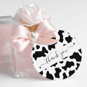 Koeienprint Cowgirl Countryfeest Bedankcadeau Bedankjes Labels