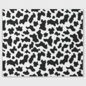 Koeienprint Cowgirl Landelijke Boerderijdieren Fee Cadeaupapier (Vlak)