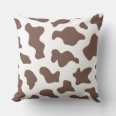 Koeienprint Gevlekte Boerderij Worp Kussen (Voorkant)