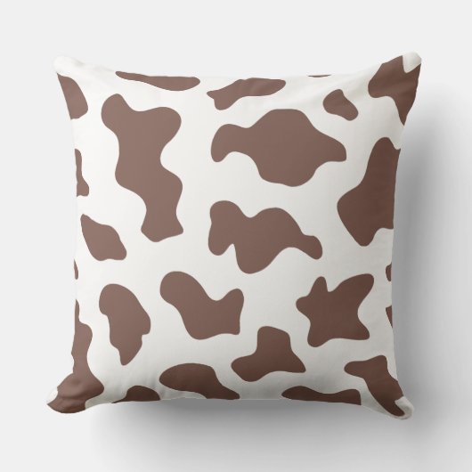 Koeienprint Gevlekte Boerderij Worp Kussen (Voorkant)
