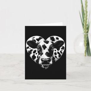 Koeienprint Hart Koeboerin Meisje  Kaart