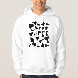 Koeienprint Koe Kostuum Grappig en Schattig Kalf H Hoodie