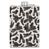 Koeienprint Monogram RVS Heupfles (Achterkant)