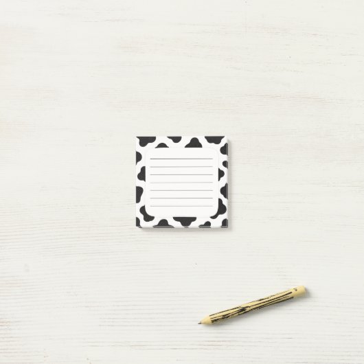 Koeienprint Post-it® Notes (Op bureau)