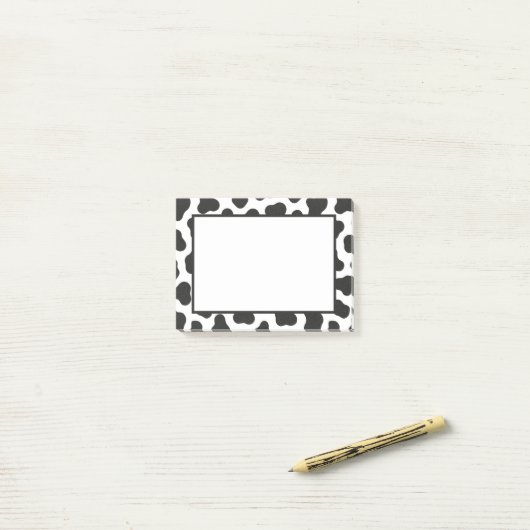 Koeienprint Post-it® Notes (Op bureau)