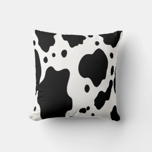 Koeienprint – Trendy zwart-witpatroon Kussen