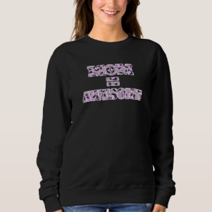 Koeienprint voor vrouwen Moeder Cute Moeder Grafis Trui