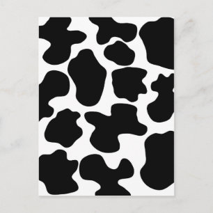 Koeienprintpatroon Briefkaart