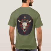 Koeienschedel Totem T-shirt (Achterkant)