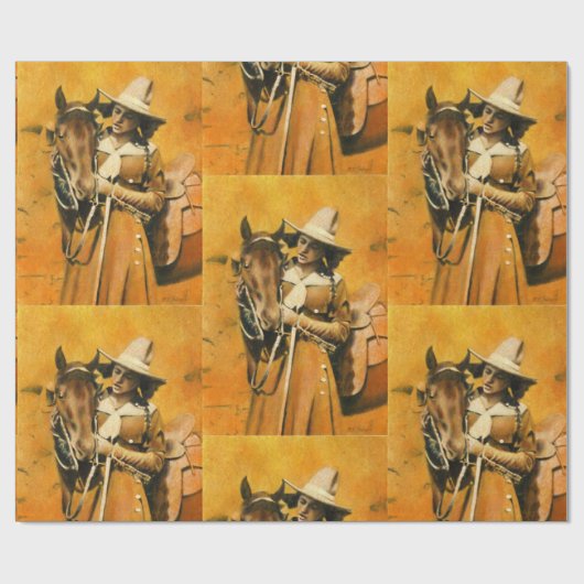  koeienvangerpapier cadeaupapier (Vlak)