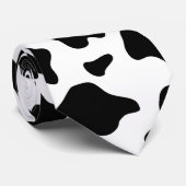 koeienvangers van witte en zwarte boerderijen stropdas (Opgerold)