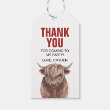 Koeienverjaardagskaartjes Cadeautags