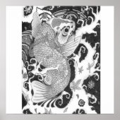 koeienvisdruk poster (Voorkant)