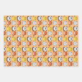 Koeienvlees van kawaii-achtige dieren, verpakt pap inpakpapier vel (Voorkant 3)