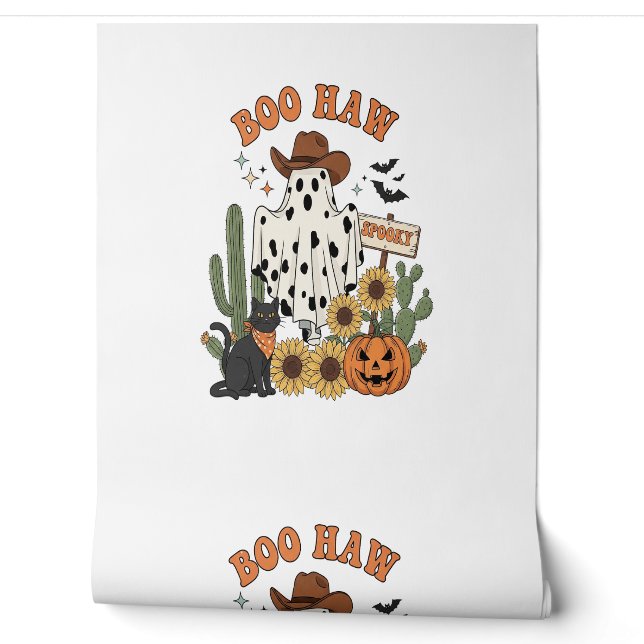 Koeienvlek Geest Western-Funny Halloween Behang (Afrollen)
