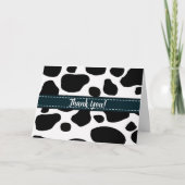 Koeienvlekken All Occasion Bedankkaart (Voorkant)
