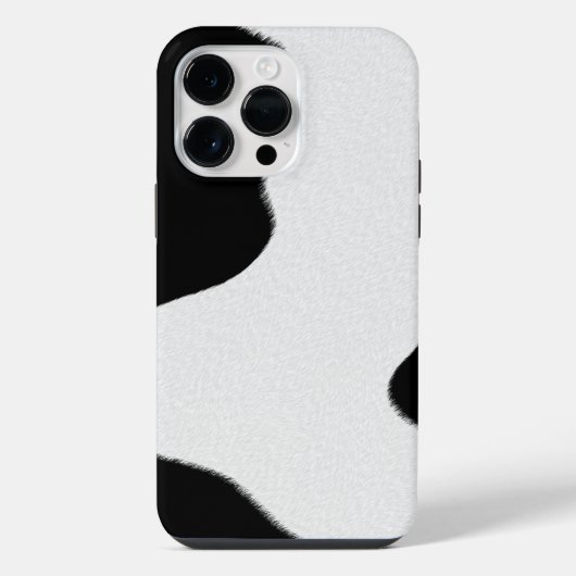 Koeienvlekken iPhone Hoesje (Achterkant)