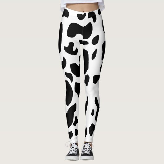 Koeienvlekken Leggings (Voorkant)