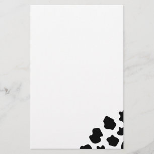 Koeienvlekvormig patroonpapier   Korte dierlijke a Briefpapier